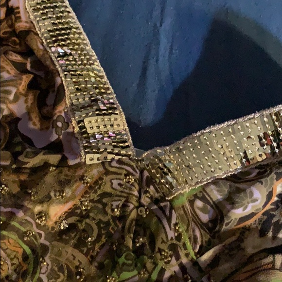 Candies georgette top. Sequins embellishments - Picture 7 of 8